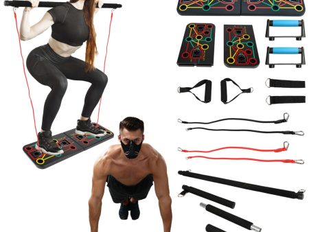 9 in 1 Push Up Rack Board System Fitness Workout Train Gym Exercise Online