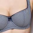 Lightly Padded Balcony Bra Lauma Navy For Discount